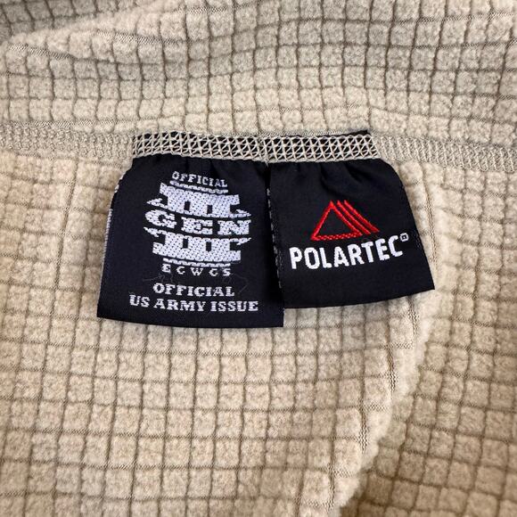 US Army Gen III Mid Weight Cold Weather Waffle Thermal Mens Large Long Polartec - Picture 4 of 9